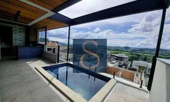 Imagem 5: Casa com 4 dormitórios à venda, 392 m² por R$ 2.968.000,00 - Condomínio Residencial Jaguar