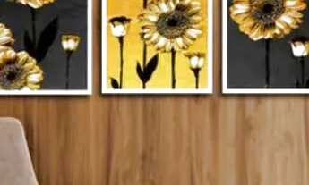 Imagem: Quadros Decorativos Girassol