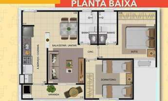 Imagem 3: O apartamento fica no 2º andar da Prime Arena chapada prox a arena da amazonia