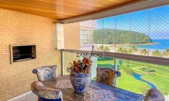 Imagem 2: Apartamento pé na areia, vista mar, 3 dormitórios sendo 2 suítes para alugar, 160 m² por R