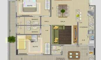 Imagem 2: APARTAMENTO COM 78 m² - MIRIM - PRAIA GRANDE SP