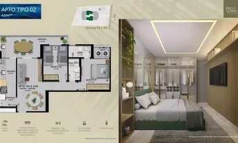 Imagem 3: Brisa Marina, 2 quartos de 61m² a 69m², varanda gourmet e 1 vaga de garagem em Pituaçu