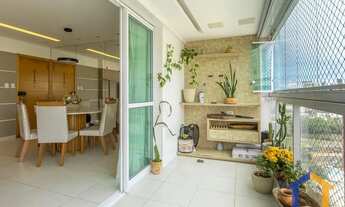 Imagem 3: Apartamento para venda tem 98 metros, condomínio fechado, 3 quartos em Grageru - Aracaju