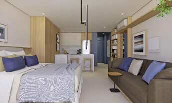 Imagem: Stúdio mobiliado com área externa a 300m