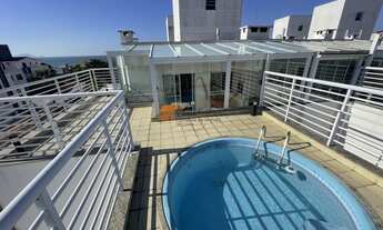 Imagem 6: Cobertura mobiliada com vista mar e do outro lado da rua da praia em Ingleses