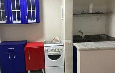 Imagem 2: Kitnet com 1 dormitório para alugar, 40 m² por R$ 1.950,02/mês - Gonzaga - Santos/SP