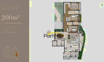 Imagem 4: Apartamento com 3 dormitórios à venda, 200 m² por R$ 4.978.152 - Batel - Curitiba/PR