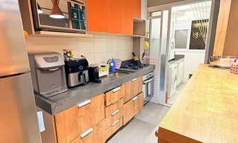 Imagem 3: Apartamento de 75m2 com 3 quartos (sendo 1 suíte), 2 banheiros e varanda gourmet no Tatuap