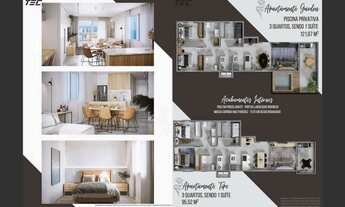 Imagem 3: Apartamento com 95 M2 com 1 suite mais 2 dormitorios a 350 metros do mar