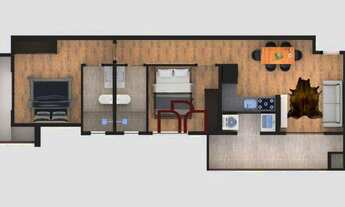 Imagem 4: Apartamento com 1 suíte + 1 dormitório no Bairro Costa e Silva - Joinville/SC