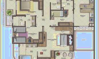 Imagem 6: Apartamento de 3 quartos sendo 1 suíte com 155m² em São José
