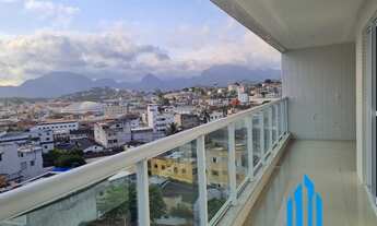 Imagem 2: Alto Padrão de 2 quartos com 02 vagas na Praia do Morro, com vista para o mar e montanhas