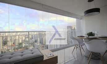 Imagem 2: Apartamento com 1 dormitório para alugar, 57 m² por R$ 7.905/mês - Vila Olímpia - São Paul