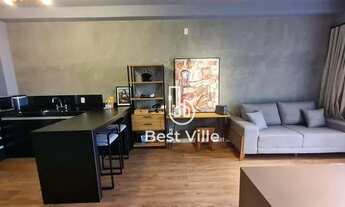 Imagem 3: Apartamento com 1 dormitório para alugar, 47 m² por R$ 4.900,00/mês - Alphaville - Santan