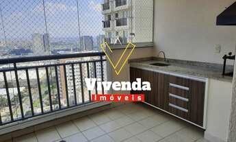 Imagem 7: Apartamento em Alphaville - Locação com 03 suítes, andar alto , varanda gourmet fechada c