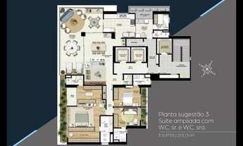 Imagem 4: Apartamento para venda tem 252 metros quadrados com 4 quartos em Horto Florestal - Salvado