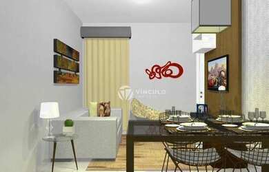 Imagem 2: Apartamento com 2 dormitórios à venda, 57 m² por R$ 250.000,00 - Olinda - Uberaba/MG