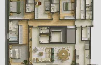 Imagem 4: Isa Brooklin Apartamento com 4 dormitórios