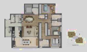 Imagem 1: Apartamento para venda com 149 metros quadrados com 3 quartos em Moema - São Paulo - SP