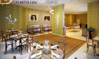 Imagem 2: Apartamento Alto Padrão Vista Mar Decorado á venda 3/4 (03 Suítes) - Patamares ,Salvador