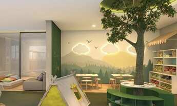 Imagem 3: Apartamento para venda possui 37 metros quadrados com 1 quarto e 1 vaga de garagem no bai