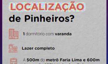 Imagem 4: Apartamento 1 dormitório com sacada próximo ao metrô Faria Lima