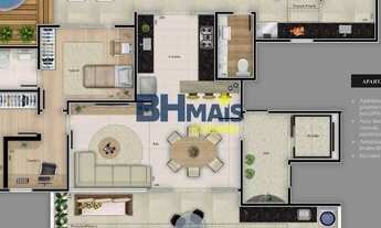 Imagem 6: ?rea Privativa de Luxo com 04 quartos a venda no Bairro Jaragu? Belo Horizonte