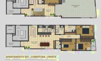 Imagem 3: Cobertura à venda, 4 quartos, 1 suíte, 2 vagas, Centro - Viçosa/MG