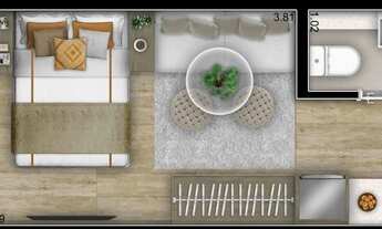 Imagem 4: Studio para venda possui 42 metros quadrados com 1 quarto em Brooklin Paulista - São Paulo