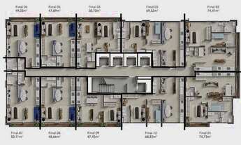 Imagem 7: Ágio Apartamento de 1 suíte no Emirates Parque Flamboyant