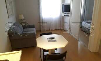 Imagem: Flat mobiliado reforado, com 1x dormitório