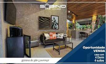 Imagem 1: Belíssima casa à venda na Riviera de São Lourenço - Bertioga SP | 4 Dormitórios