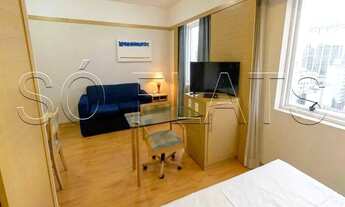 Imagem 5: Flat disponível locação na Bela Vista a poucos metros da Avenida Paulista com 1 dormitório