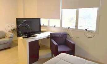 Imagem 2: Apto lindo no Quality Alphaville com 1 dormitório e 1 vaga de garagem, disponível para loc