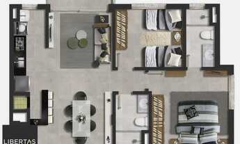 Imagem 6: Apartamento com 2 dormitórios à venda, 73 m² por R$ 710.000,00 - Passo d'Areia - Port