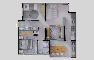 Imagem 3: Cobertura dúplex com 2 vagas de garagem coberta Cond. PARQUE DOS INGLESES em Sorocaba