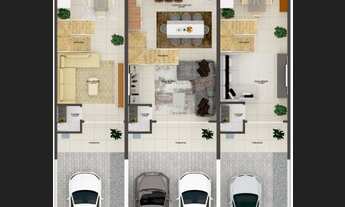 Imagem 2: Sobrado para venda tem 84 metros quadrados com 2 quartos em Santo Antônio - Balneário Piça