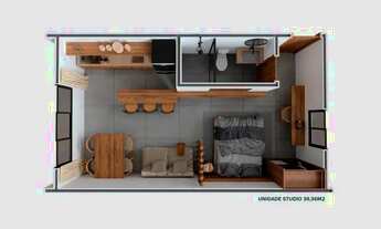 Imagem 4: AZUK Patacho - Studio 39m² - R$ 324.720,00 - Porto de Pedras - AL