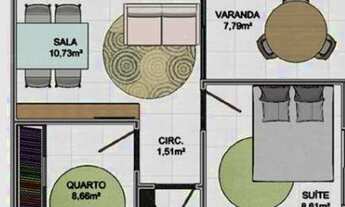 Imagem 2: Apartamento 2 quartos em Aribiri