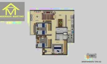 Imagem 7: Lançamento 2 e 3 quartos suíte 51 a 79 m² privativos no Acqua Marina cod 21894 R