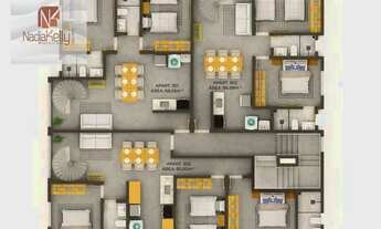 Imagem 4: Apartamento de 85m² com 3 quartos e área privativa a 400m da Praia a venda por R$ 500.000