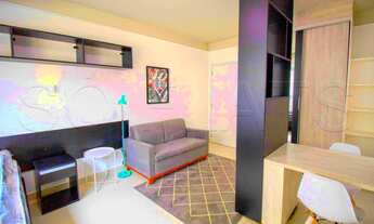 Imagem 1: Flat para aluguel com 24m² com 1 quarto totalmente mobiliado - São Paulo - SP