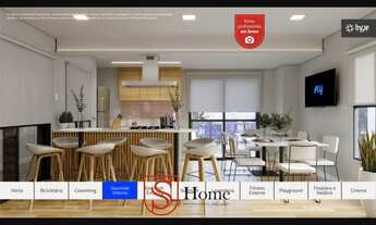 Imagem 2: Apartamento 2 quartos e 1 vaga à venda no Cabral em Curitiba