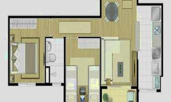 Imagem 6: OPORTUNIDADE!!! LINDO APTO 2 DORM 1 VAGA CONDOMINIO CLUBE NO BUSSOCABA