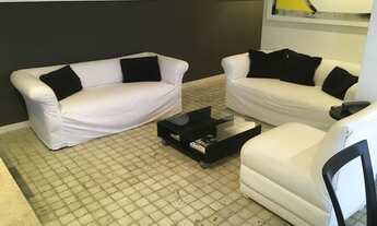 Imagem 6: Apart hotel totalmente mobiliado e equipado com eletrodomésticos varandas na sala e qu