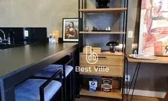 Imagem 4: Apartamento com 1 dormitório para alugar, 47 m² por R$ 4.900,00/mês - Alphaville - Santan