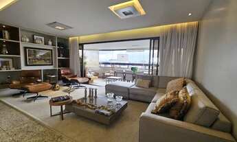 Imagem 2: Apartamento Aquarius Mansão Cap Ferrat 4 Quartos 181m2 Decorado Nascente Pituba Reg. Magal