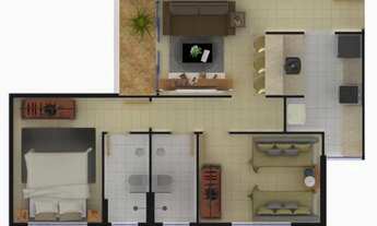 Imagem: West Village sombra andar alto 2 vagas