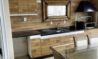 Imagem 6: Apartamento mobiliado com varanda gourmet, para aluguel com 192 metros quadrados com 3 qua