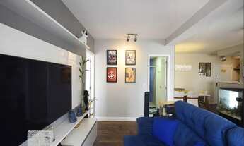 Imagem 4: Apartamento para venda 55 metros quadrados com 1 dormitório e living ampliado